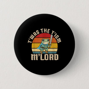 Funny Autism Awareness Support Twas The Tism M Lor 2 Inch Round Button