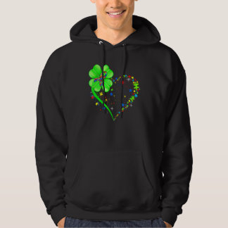Funny Autism C Autism Mom Boy St Patrick's Day Hoodie