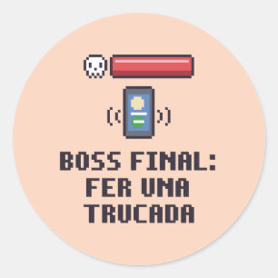 Funny Autism Catalan Final Boss Sticker