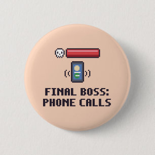 Funny Autism Final Boss Phone Button