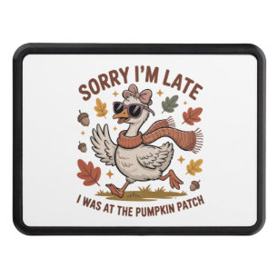 Funny Autumn Goose Trailer Hitch Cover