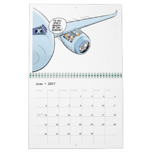 Funny Aviation Comics Calendrier