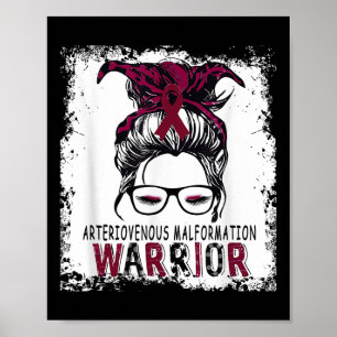 Funny Avm Arteriovenous Malformation Awareness, Poster