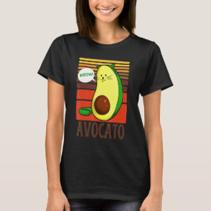 Funny Avocado Avocato Ca  For Cats T-Shirt