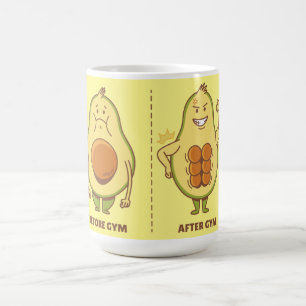 Funny Avocado, Cute Fruit Meme Coffee Mug