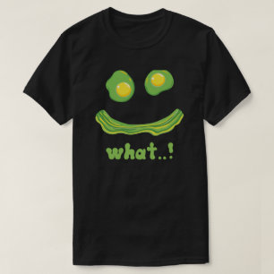 Funny Avocado Egg Face - "What..!" T-Shirt