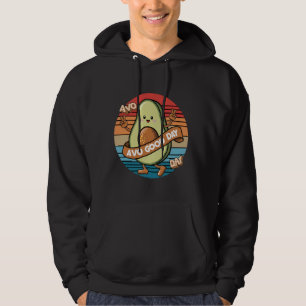 Funny Avocado Kids Toddler Boys Cute Avo Good Day Hoodie