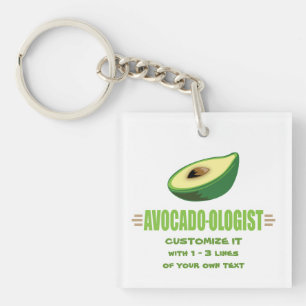 Funny Avocado Lover Keychain
