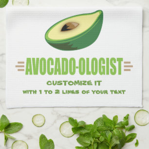 Funny Avocado Lover Kitchen Towel