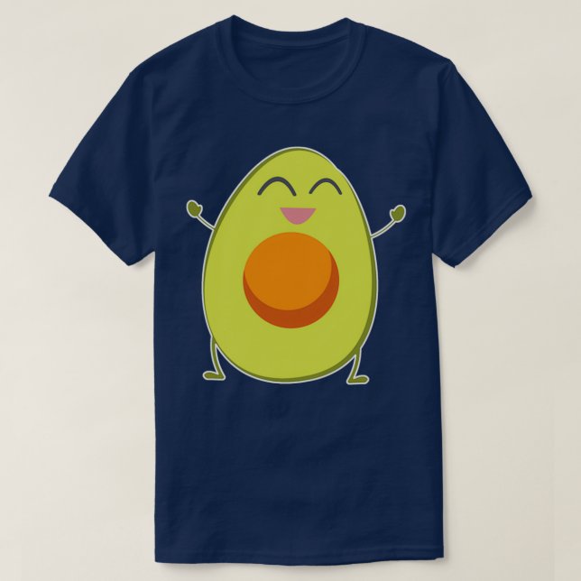 Funny Avocado s Vegan Vegetarian Gift T-Shirt (Design Front)
