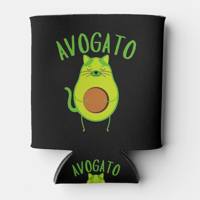 Funny Avogato Can Cooler (Front)