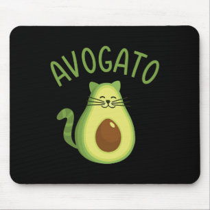 Funny Avogato Cat For Avocado Lover And Cinco De M Mouse Pad