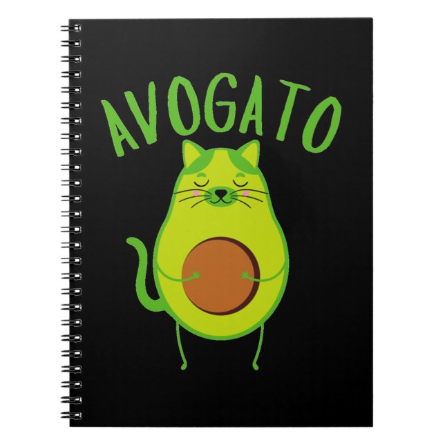 Funny Avogato Notebook (Front)