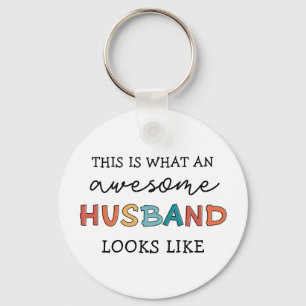 Funny Awesome Husband Gifts Best Husband Ever Keychain