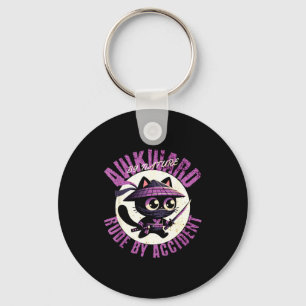Funny Awkward Nature Quote Rude By Accident Humor  Keychain