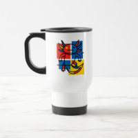 Funny Axolotl Piet Mondrian Abstract Art Pattern