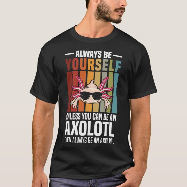 Funny Axolotl Pullover Hoodie (Front)