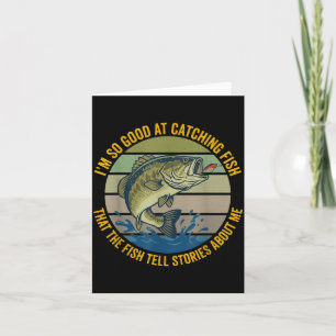 Funny B Fishing Quote Angler Snnerbait Lure Humor Card