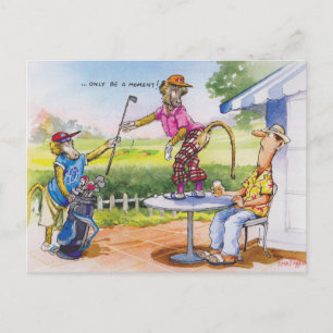 Funny Baboons Postcard
