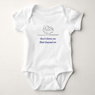 Funny Baby Bodysuit – Blue Print Daddy Edition