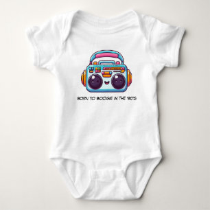 Funny Baby Born to Boogie in the '90's Bodysuit