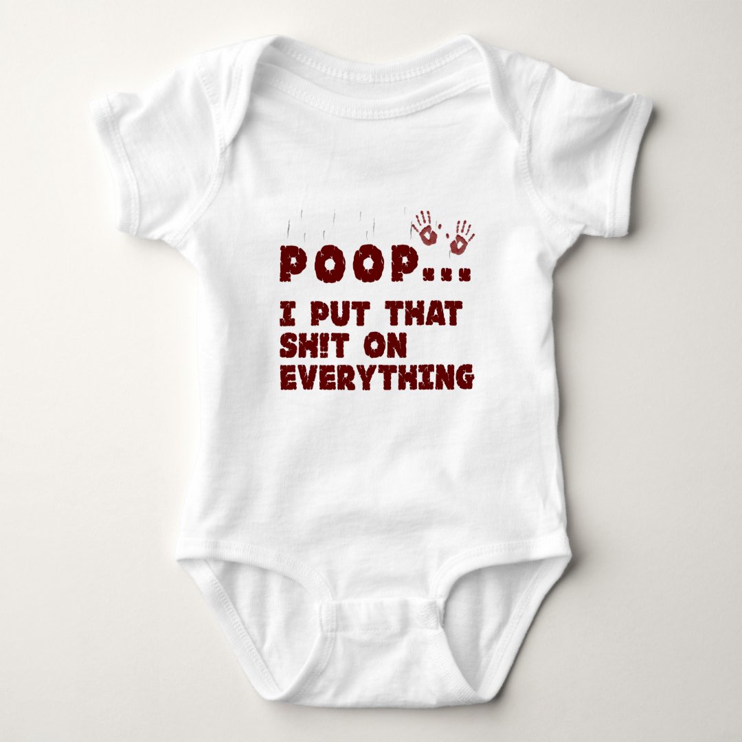 funny baby clothes sayings baby poop joke shirt Zazzle