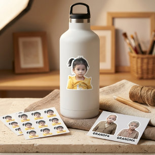 Funny Baby Face Photo Custom Grandpa Grandma Mom