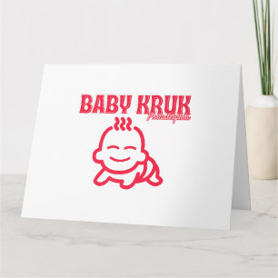 Funny Baby Kruk Philadelphia Premium Card