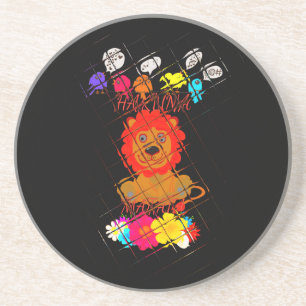 Funny Baby Lion King: Hakuna Matata Art Design Coaster