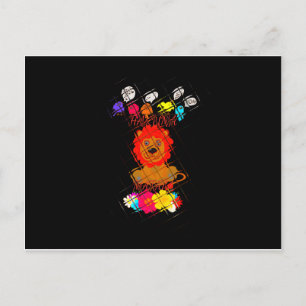 Funny Baby Lion King: Hakuna Matata Art Design Postcard