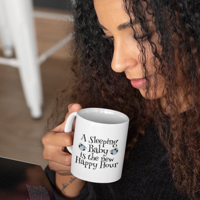 Funny Baby Naptime Motherhood Quote Coffee Mug (Creator Uploaded)