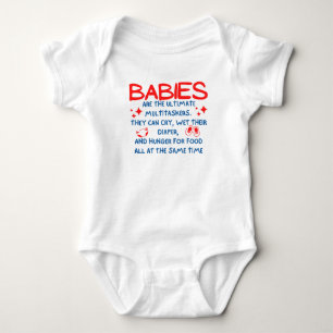 Funny Baby Qoutes Gift Baby Bodysuit