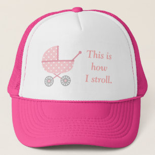 Funny Baby Stroller For Mom To Be Trucker Hat