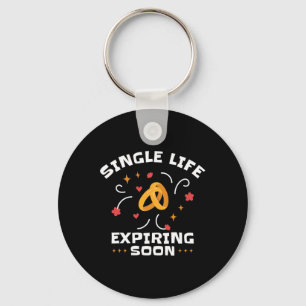 Funny Bachelor Bachelorette Party Single Life Jga Keychain