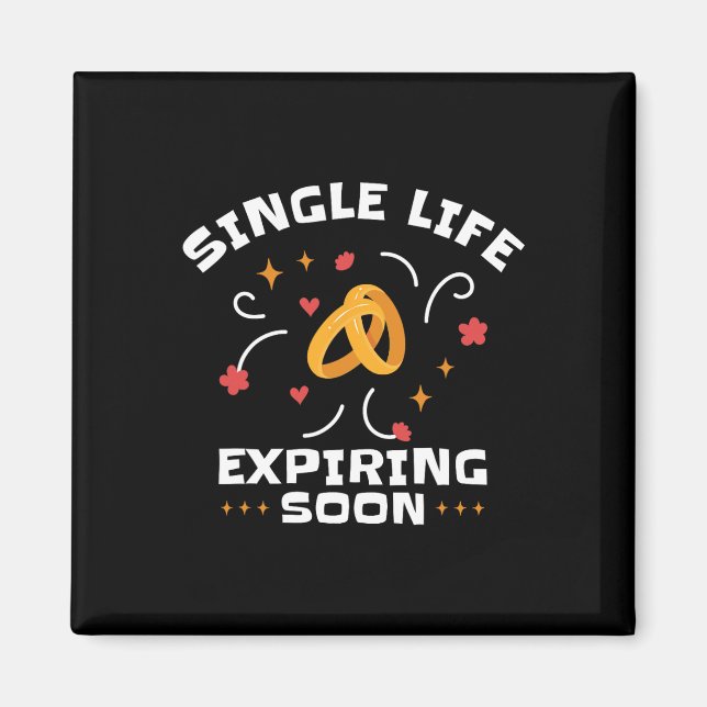 Funny Bachelor Bachelorette Party Single Life Jga  Magnet (Front)