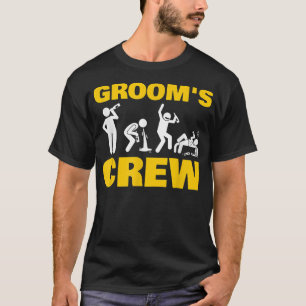 Funny Bachelor Party Grooms Crew Stag Wedding Part T-Shirt