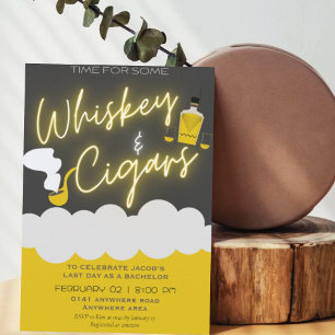 Funny bachelor party invitation