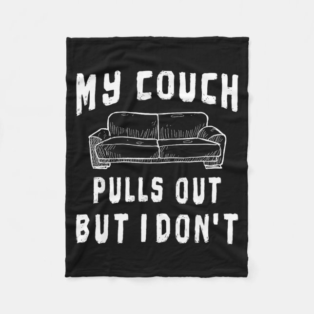 Funny Bachelor Party S Pull Out Mens Humor Sarcast Fleece Blanket (Front)