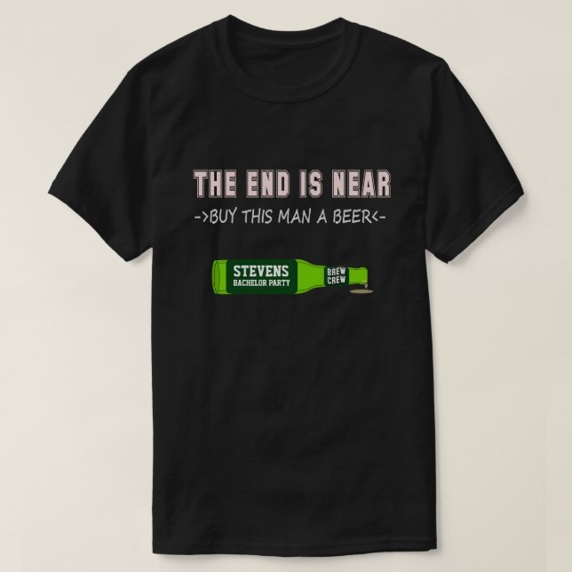 Funny Bachelor Party Shirt (Design Front)