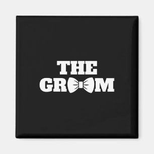 Funny Bachelor Party The Groom Wedding Party Men's Magnet