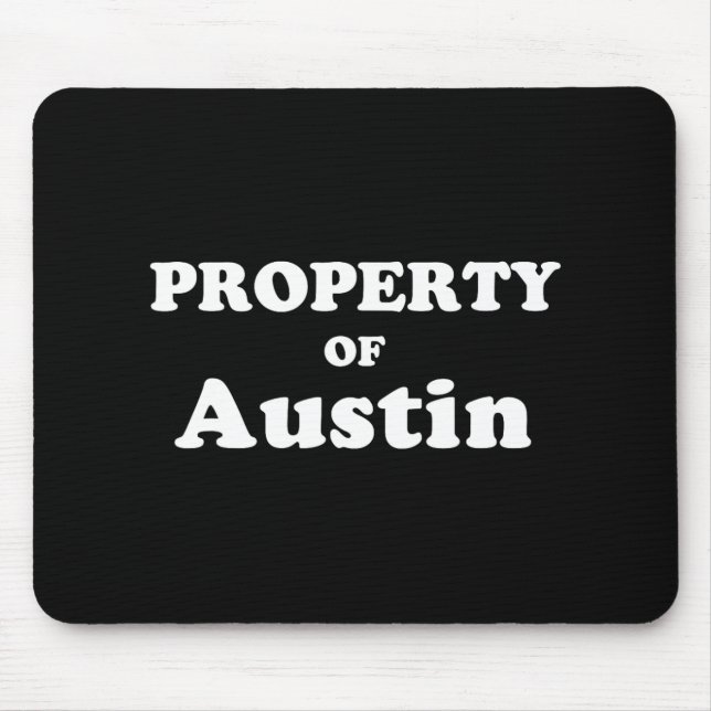 Funny Bachelorette Gifts For Bride Property Of Aus Mouse Pad (Front)