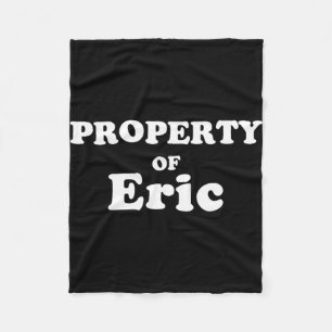 Funny Bachelorette Gifts For Bride Property Of Eri Fleece Blanket