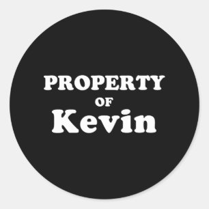 Funny Bachelorette Gifts For Bride Property Of Kev Classic Round Sticker