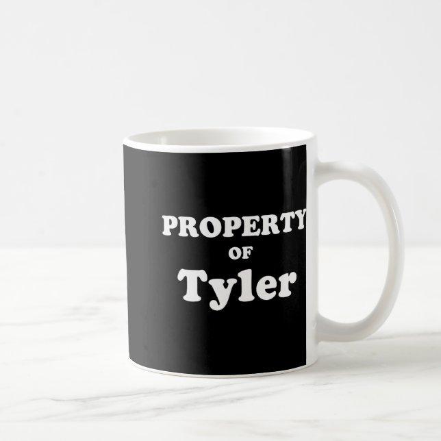 Funny Bachelorette Gifts For Bride Property Of Tyl Coffee Mug (Right)