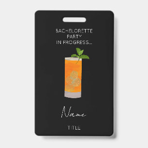 Funny Bachelorette Party Girls Weekend Badge