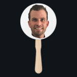 Funny Bachelorette Party Groom Picture Photo  Hand Hand Fan<br><div class="desc">Funny Bachelorette Party Groom Picture Photo Hand Fan. Upload Your own photo to customize for your groom! These fans will be sure to keep you cool and make a great photo op!</div>
