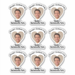 Funny Bachelorette Party Groom's Face Favor
