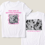 Funny bachelorette photo humour  Tri-Blend shirt<br><div class="desc">Funny bachelorette photo humour</div>