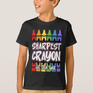 Funny Back To School Clroom Teacher Sharpest In Bo T-Shirt