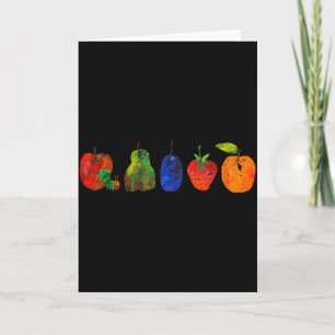 Funny Back To School Cute Hungry Lover Fruits Teac Card
